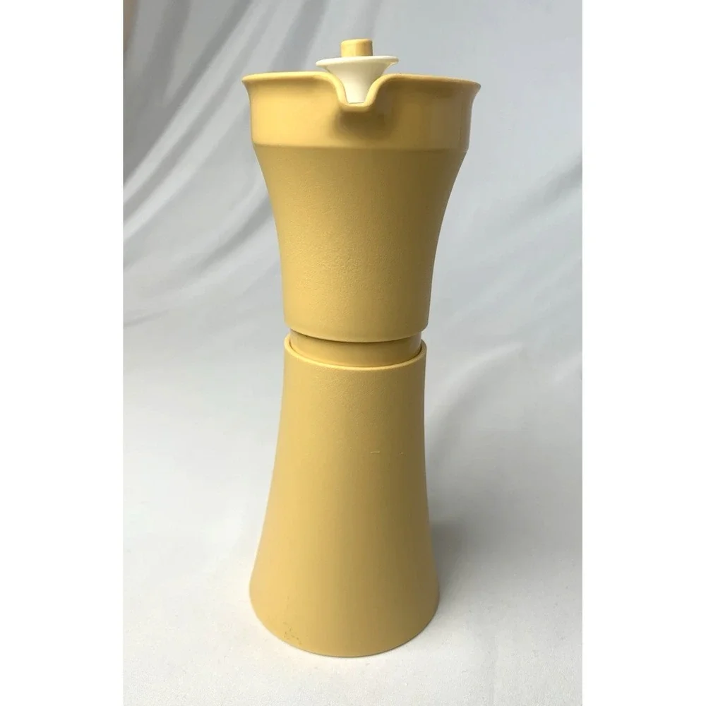 Tupperware Oil Vinegar Cruet Vintage Harvest Gold